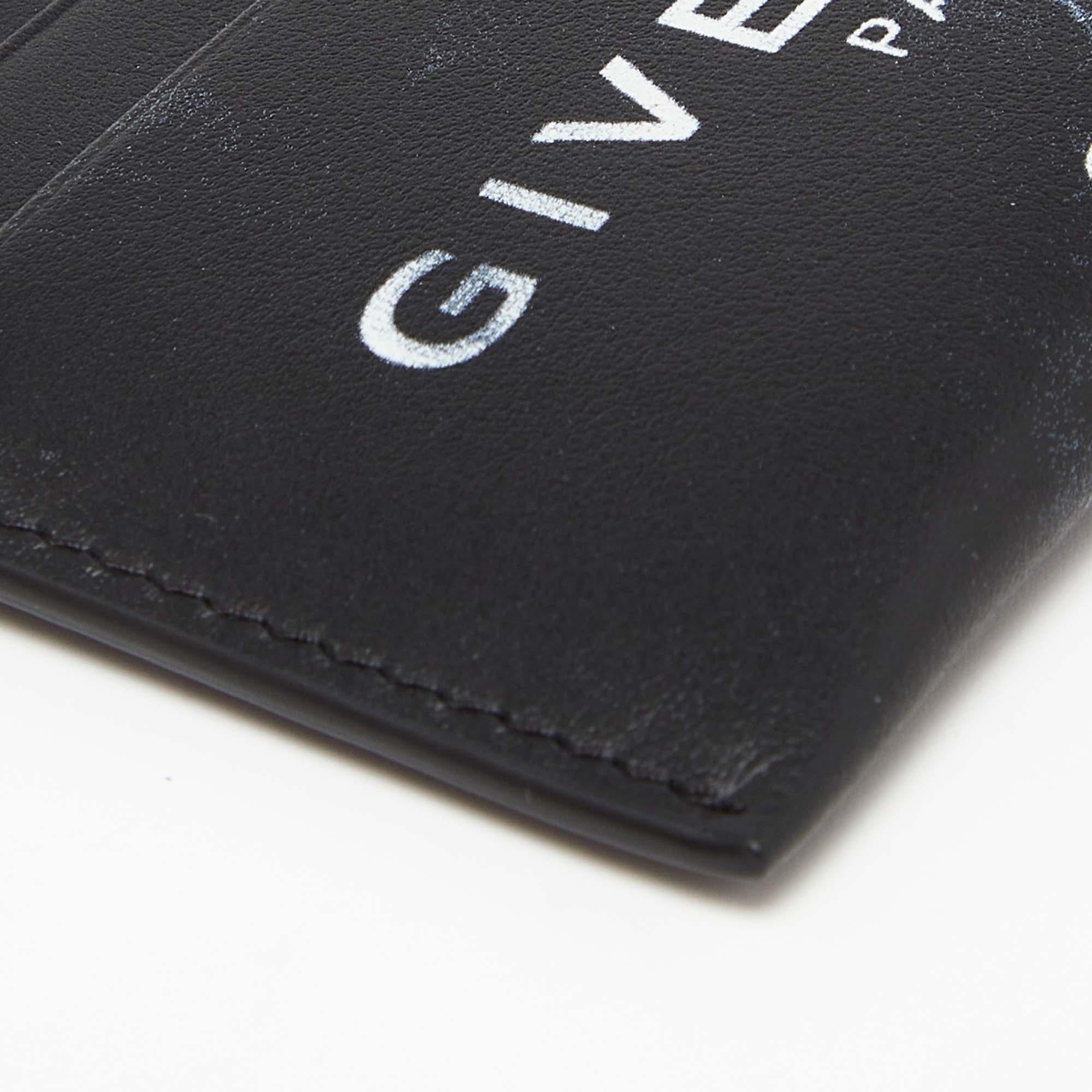 Women's Givenchy Black Leather Logo Card Holder