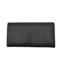 Givenchy Schwarzes langes schwarzes Leder-Wallet