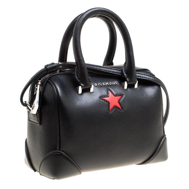 Givenchy Black Leather Lucrezia Star Bowler Bag 1
