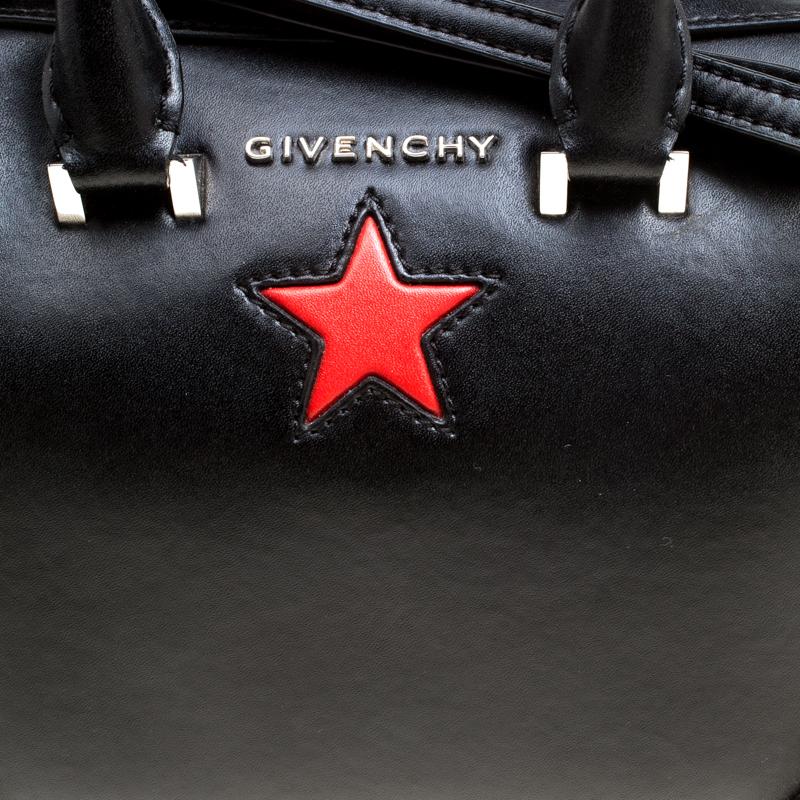 Givenchy Black Leather Lucrezia Star Bowler Bag 4