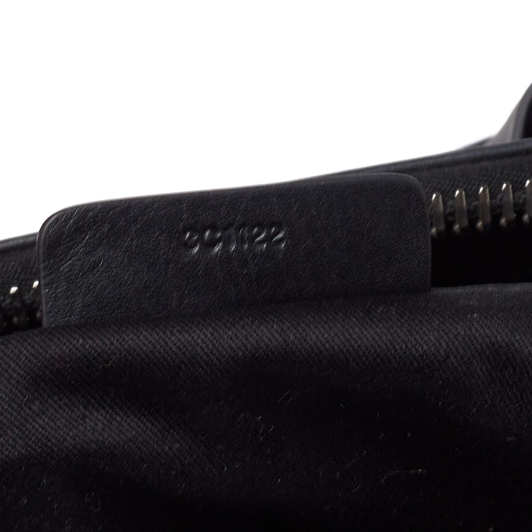 Givenchy Black Leather Medium Antigona Metal Detail Satchel 2