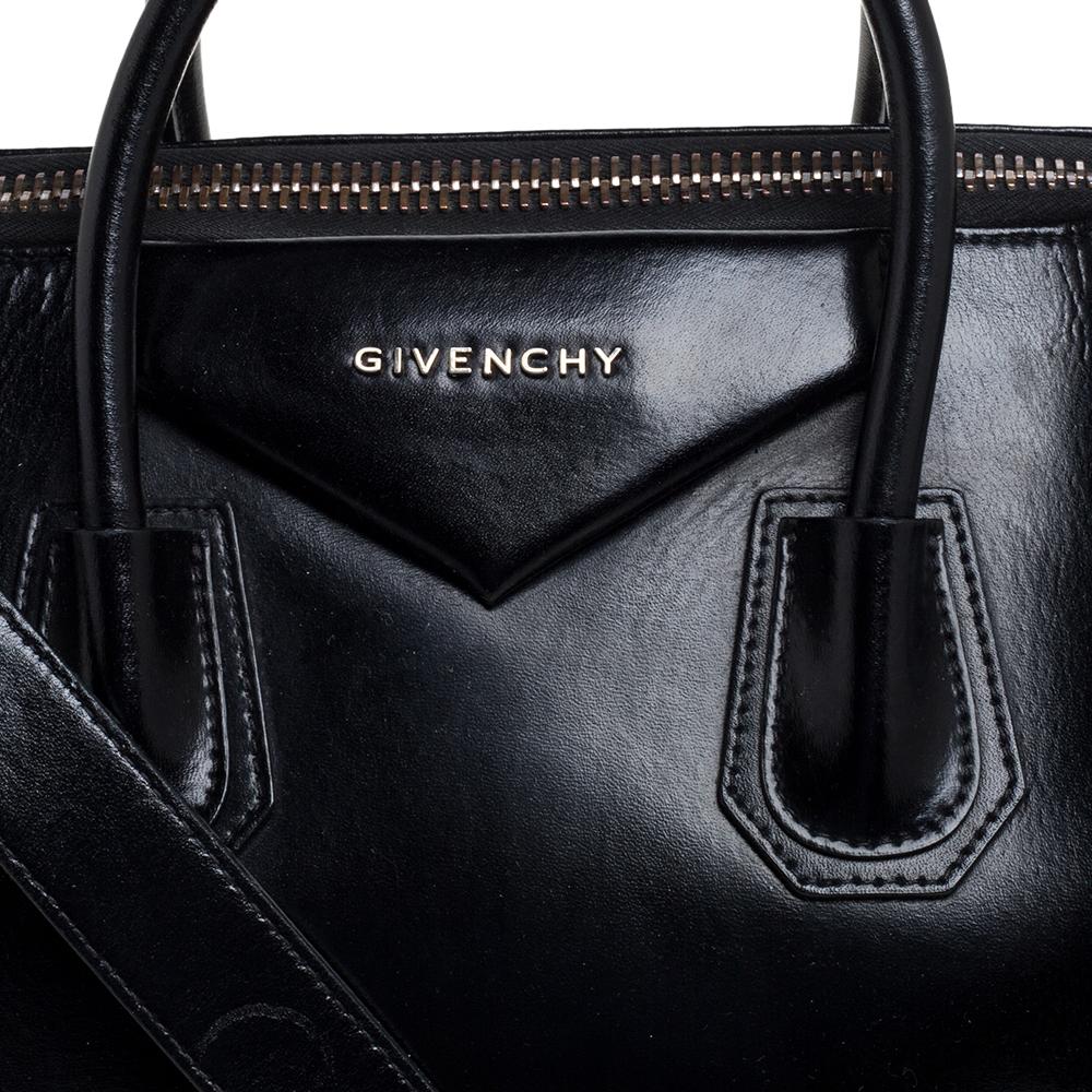 Givenchy Black Leather Medium Antigona Satchel 5