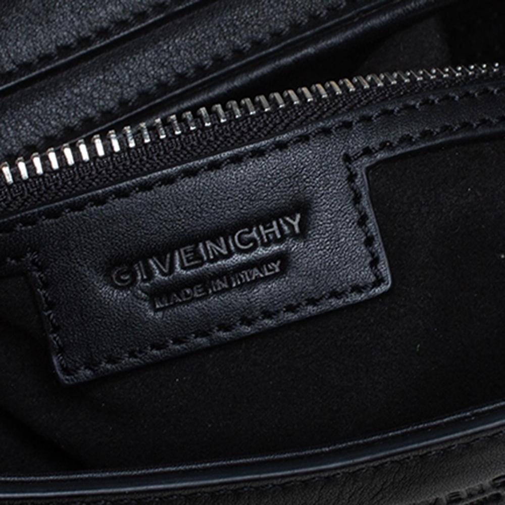 Givenchy Black Leather Medium Obsedia Hobo 2