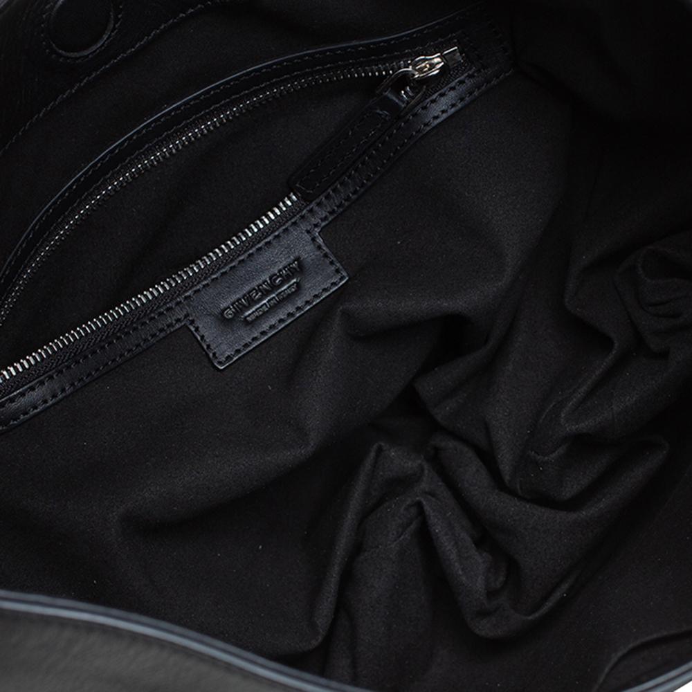 Givenchy Black Leather Medium Obsedia Hobo 3