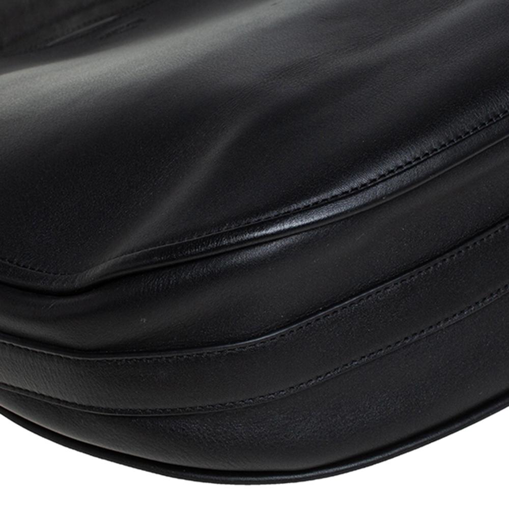 Givenchy Black Leather Medium Obsedia Hobo 4