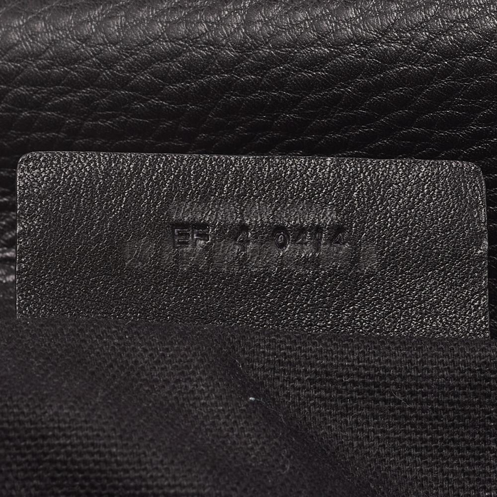 Givenchy Black Leather Medium Pandora Pure Flap Top Handle Bag In Good Condition In Dubai, Al Qouz 2