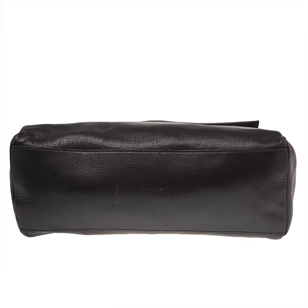 Givenchy Black Leather Medium Pandora Pure Flap Top Handle Bag 2