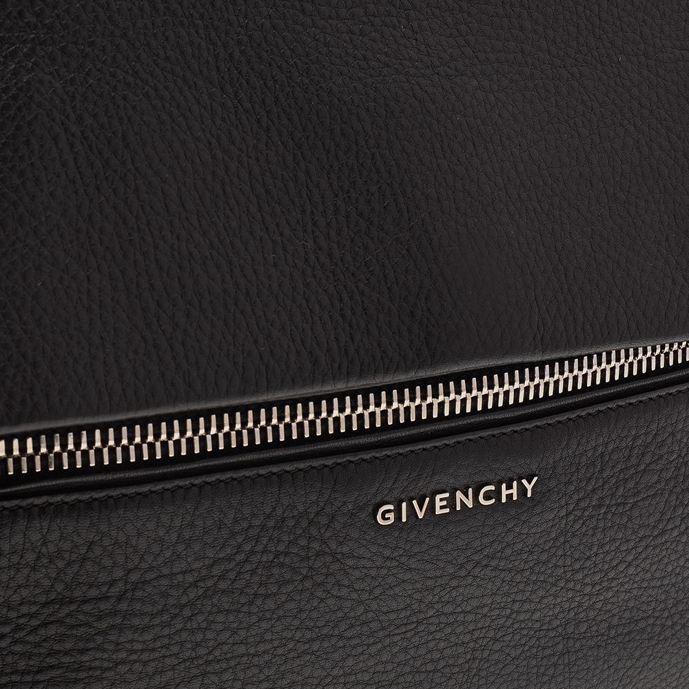 Givenchy Black Leather Medium Pandora Pure Flap Top Handle Bag 5