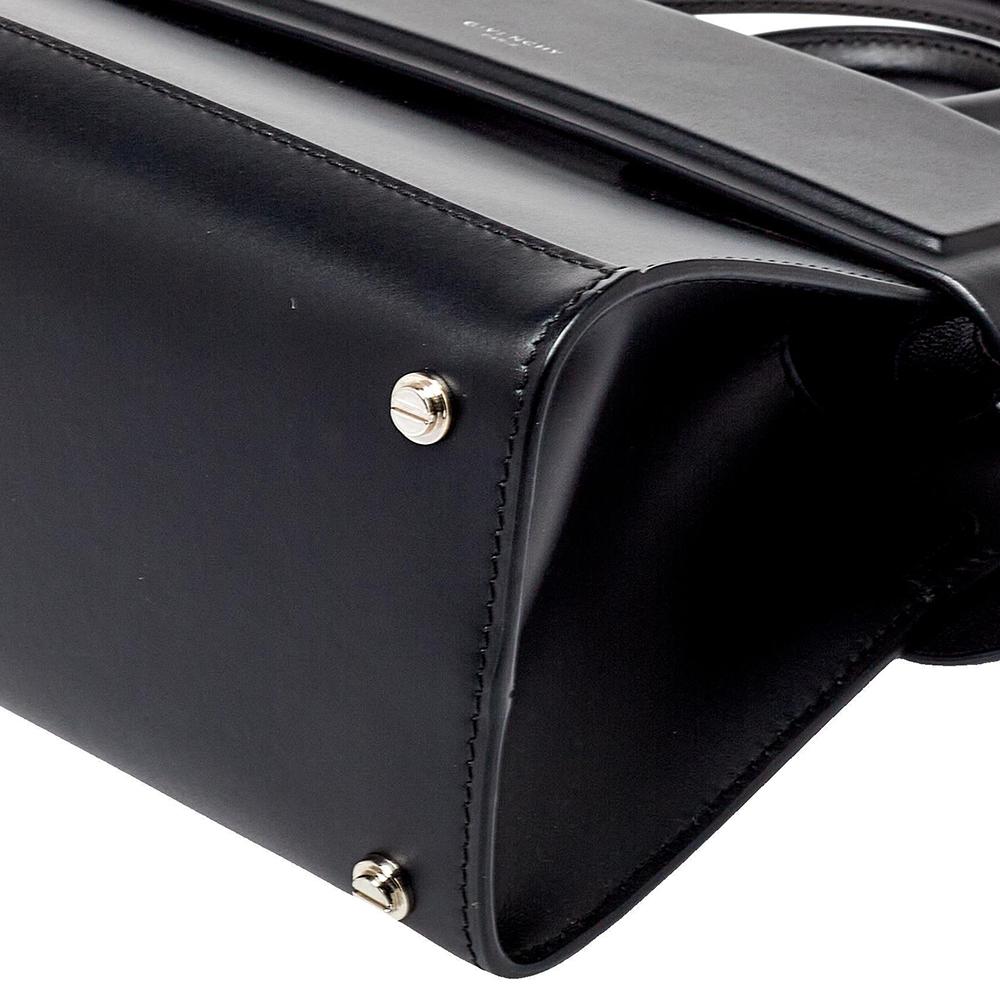 Givenchy Black Leather Mini Horizon Crossbody Bag 1