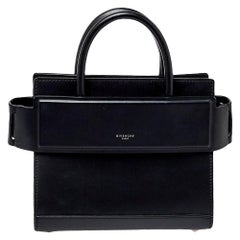 Givenchy Black Leather Mini Horizon Crossbody Bag