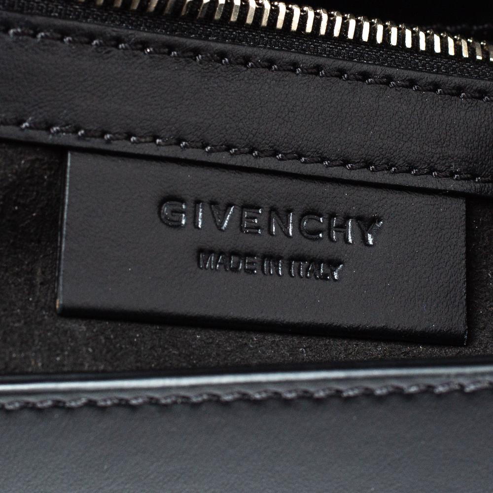 Givenchy Black Leather Mini Pandora Box Crossbody Bag 6