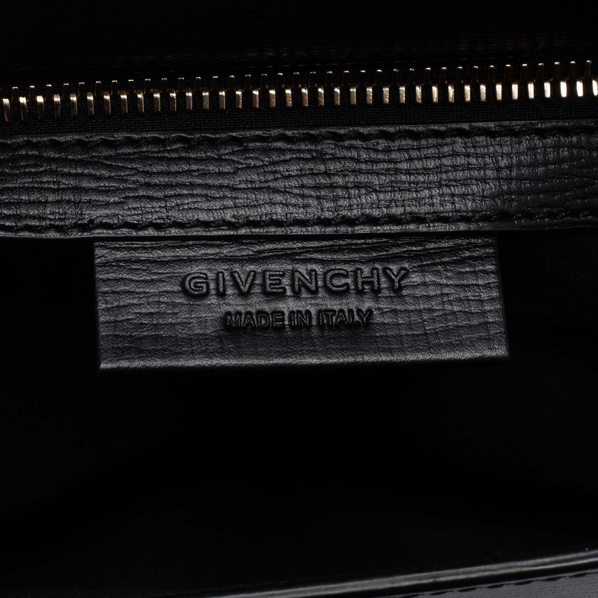 Givenchy Black Leather Mini Pandora Box Crossbody Bag 5
