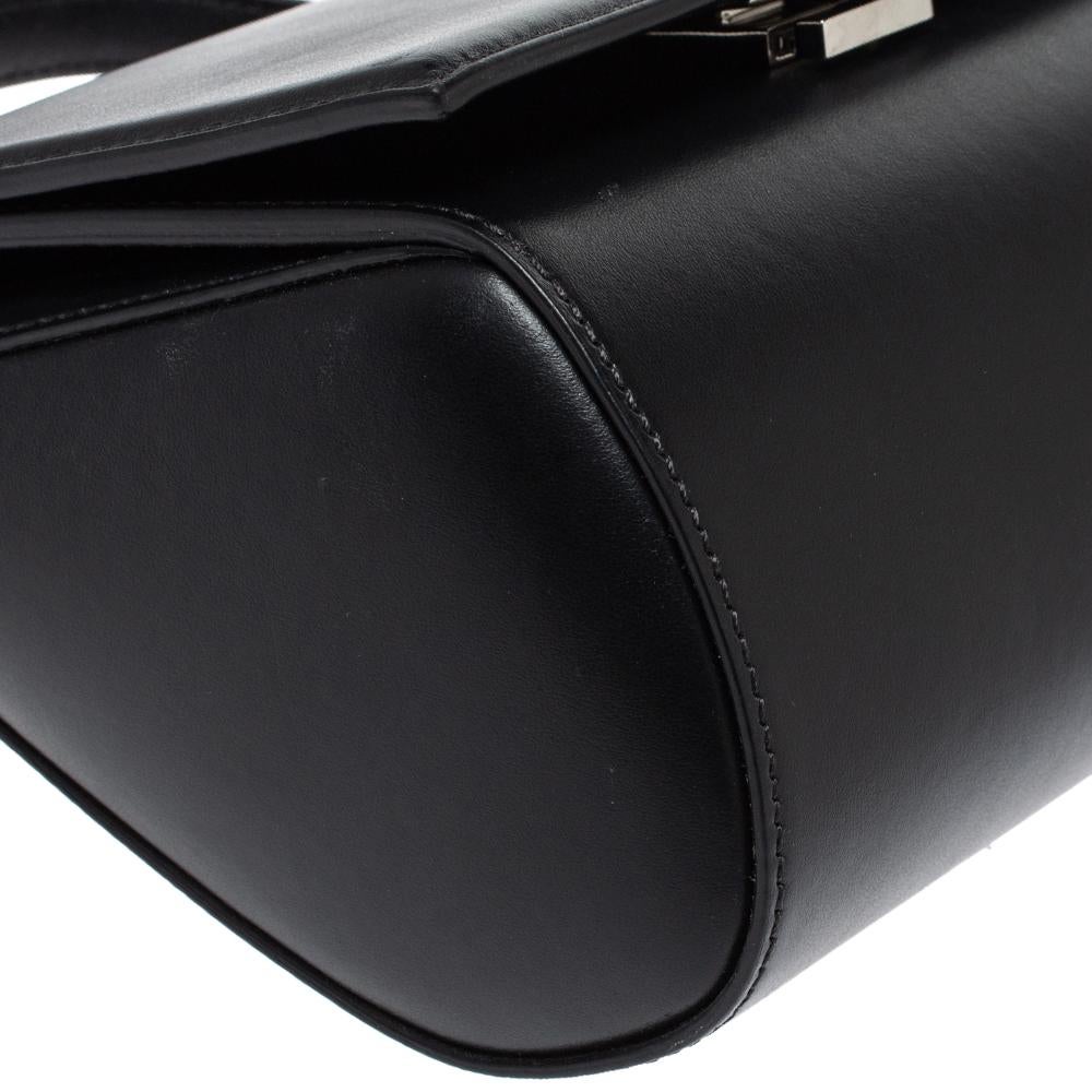 Givenchy Black Leather Mini Pandora Box Crossbody Bag 2