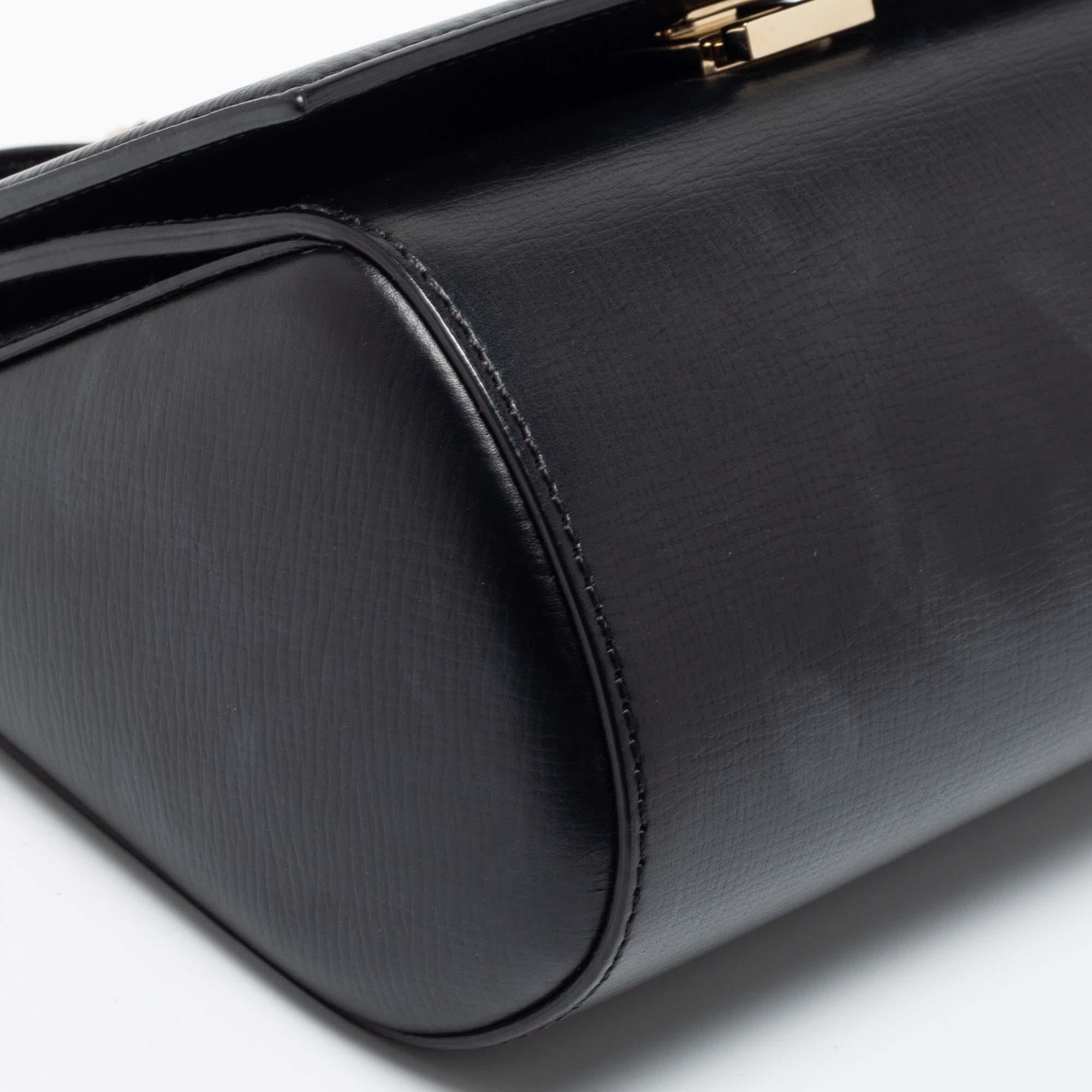 Women's Givenchy Black Leather Mini Pandora Box Crossbody Bag