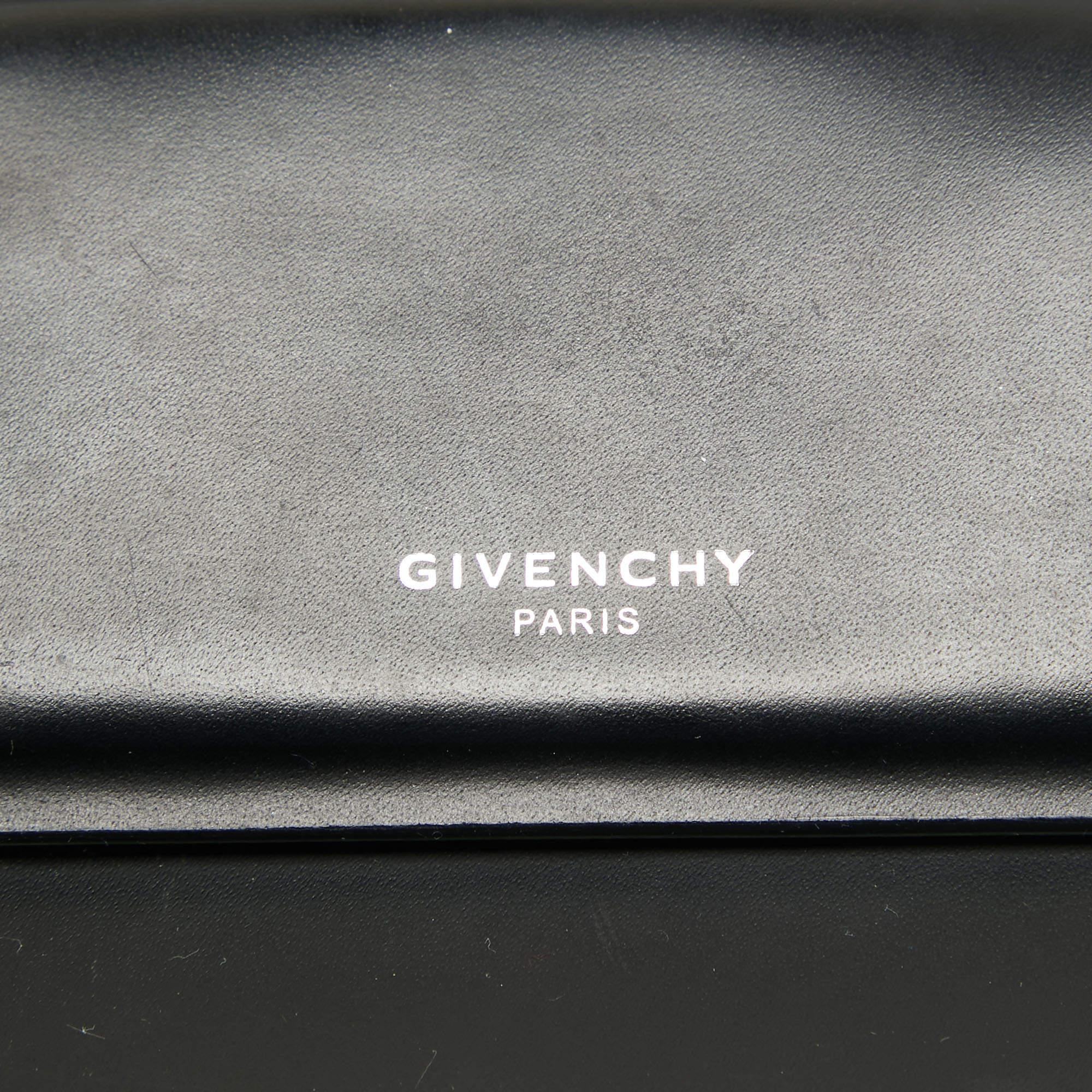 Givenchy Black Leather Nano Horizon Crossbody Bag For Sale 3