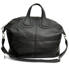 Givenchy Black Leather Nightingale Large Bag