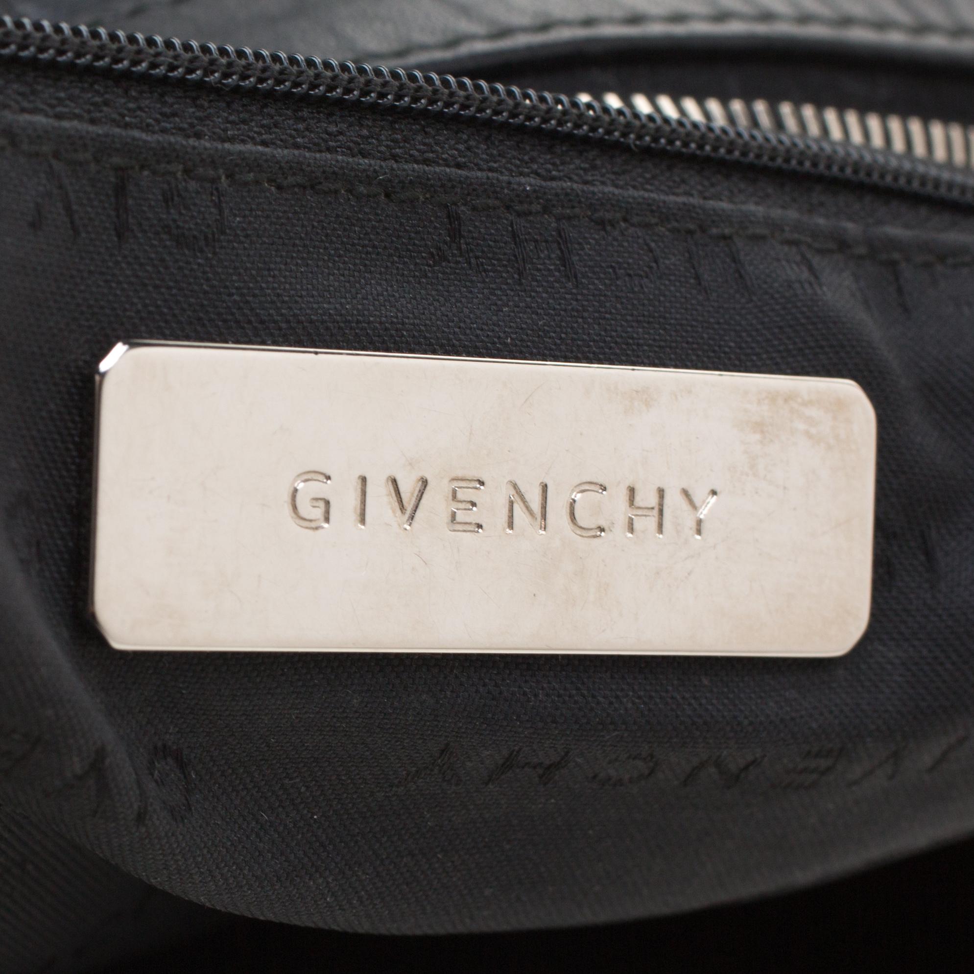Givenchy Black Leather Nightingale Satchel 6