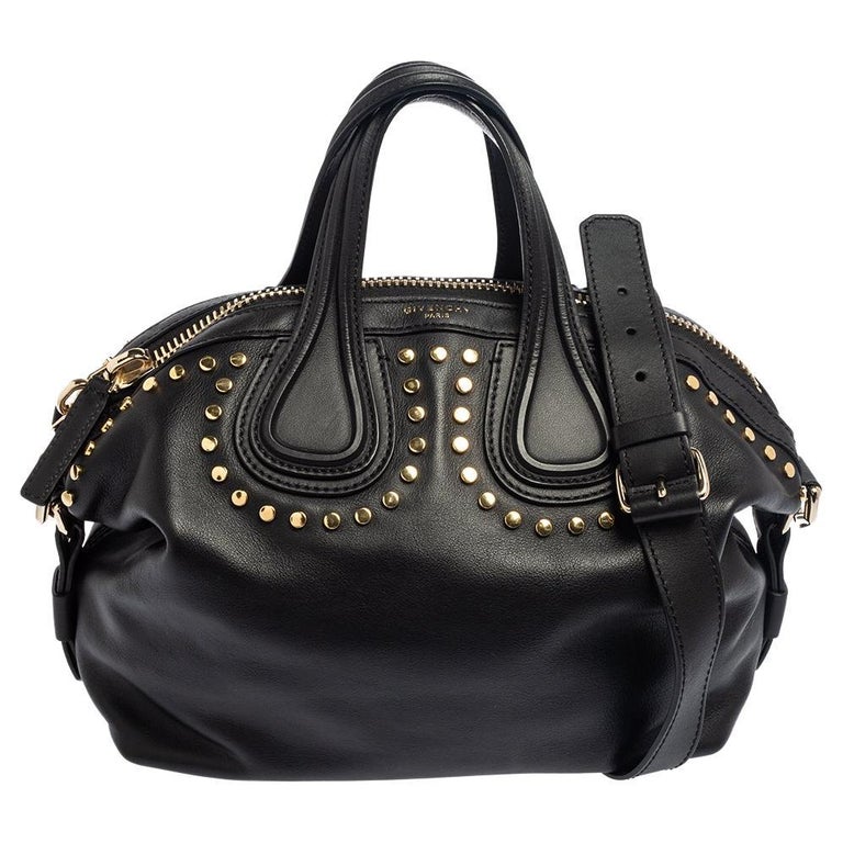 Black Leather Nightingale Bag