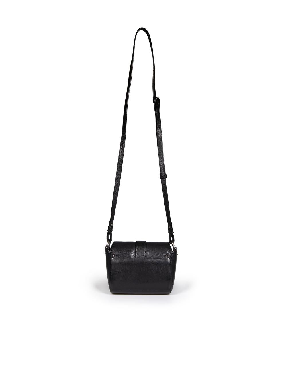 Givenchy Black Leather Obsedia Crossbody Bag In Good Condition For Sale In London, GB