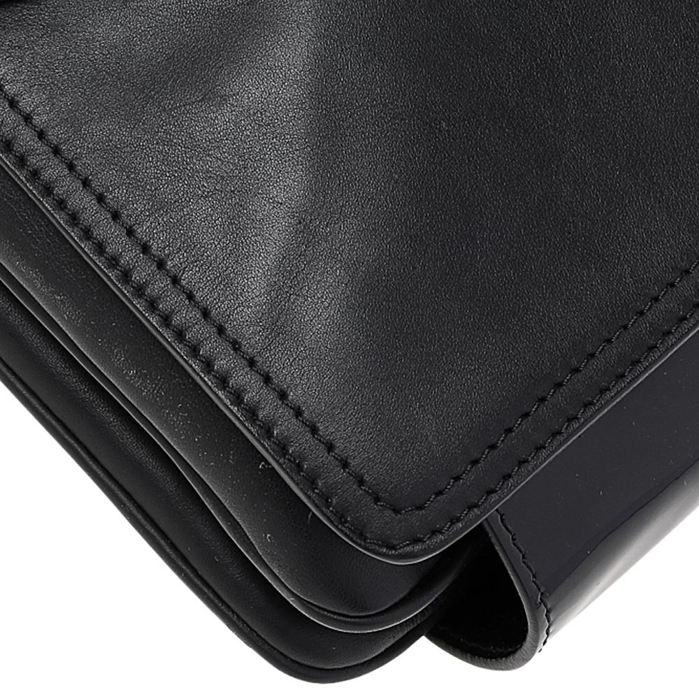 Givenchy Black Leather Obsedia Flap Shoulder Bag 5
