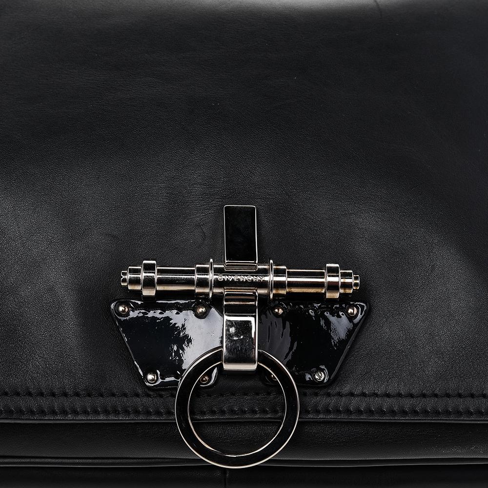 Givenchy Black Leather Obsedia Flap Shoulder Bag 3