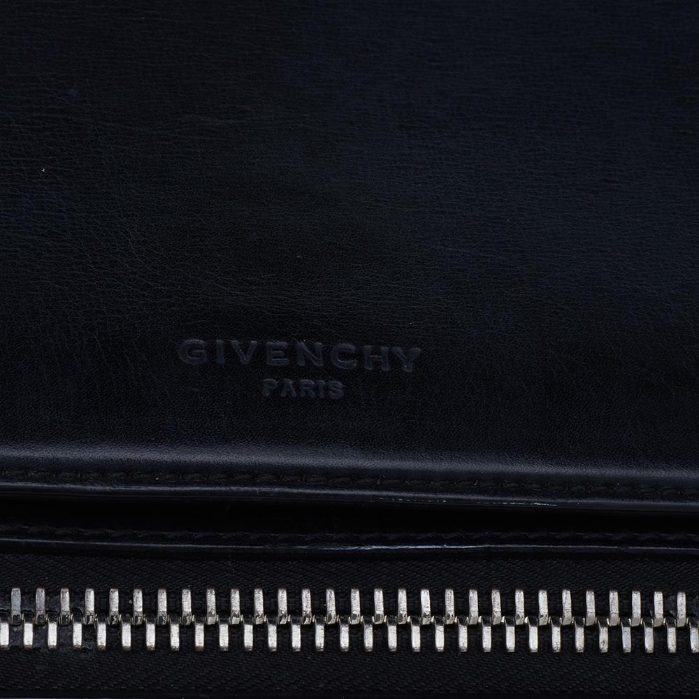 Givenchy Black Leather Pandora Box Medium Shoulder Bag 1