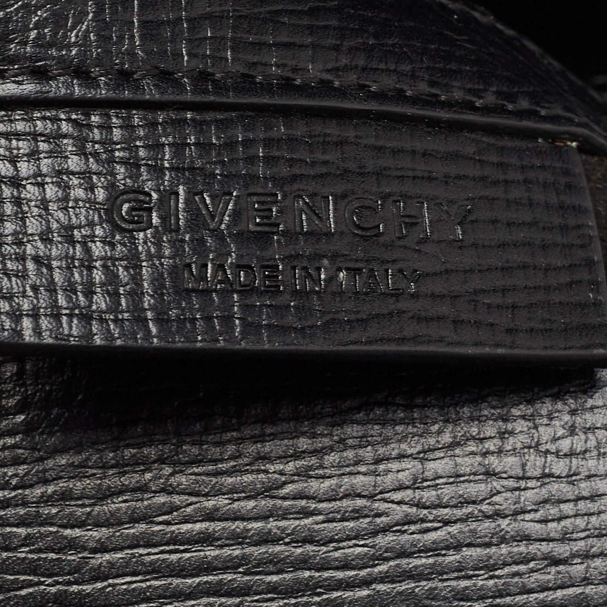 Givenchy Black Leather Pandora Box Shoulder Bag 6
