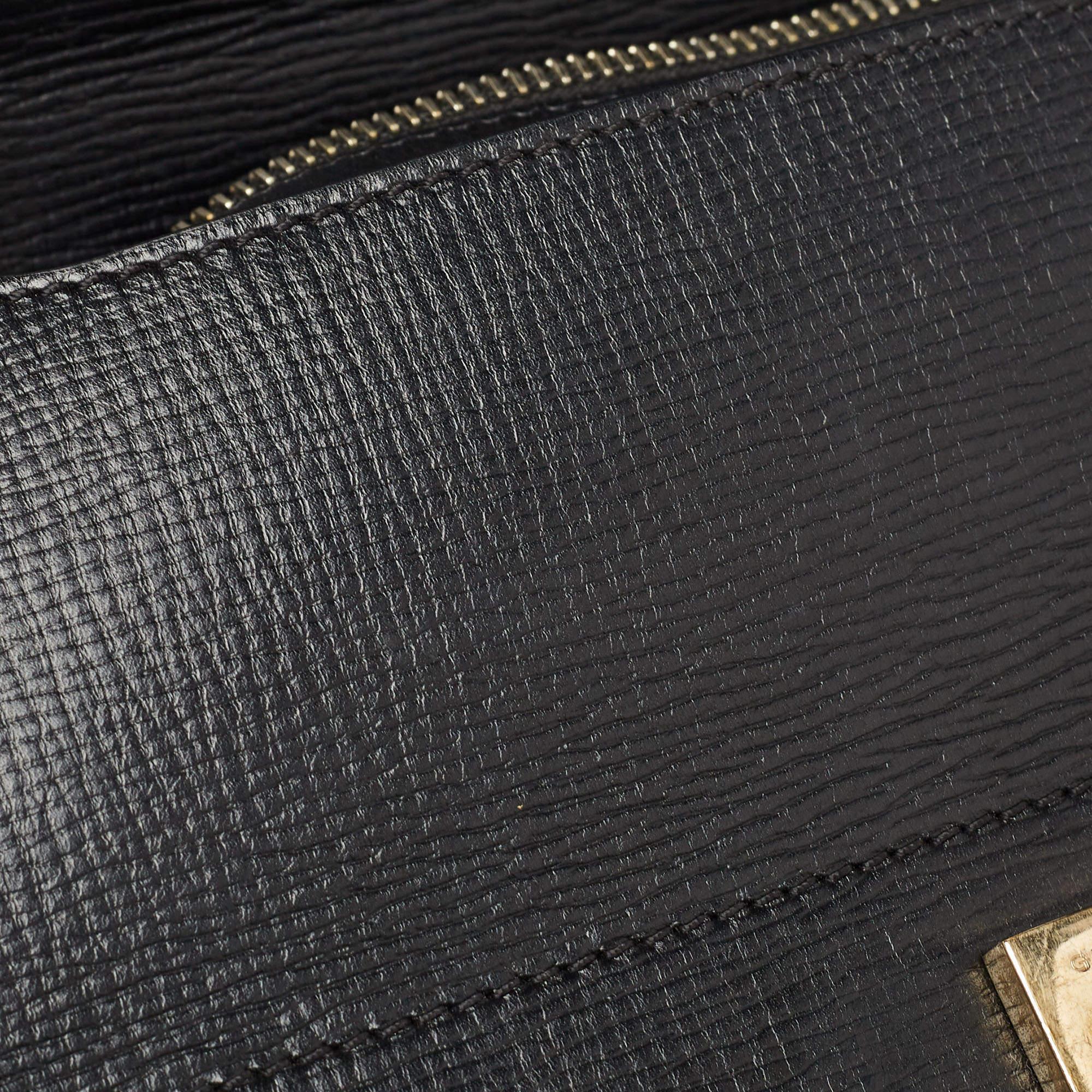 Givenchy Black Leather Pandora Box Shoulder Bag 7