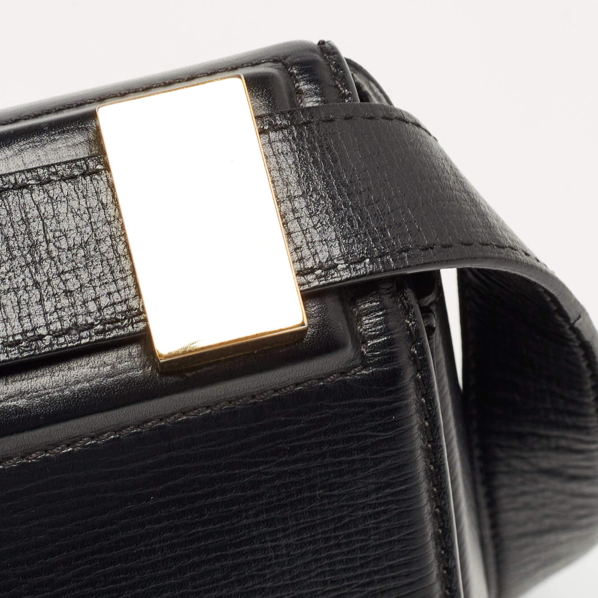 Givenchy Black Leather Pandora Box Shoulder Bag 10