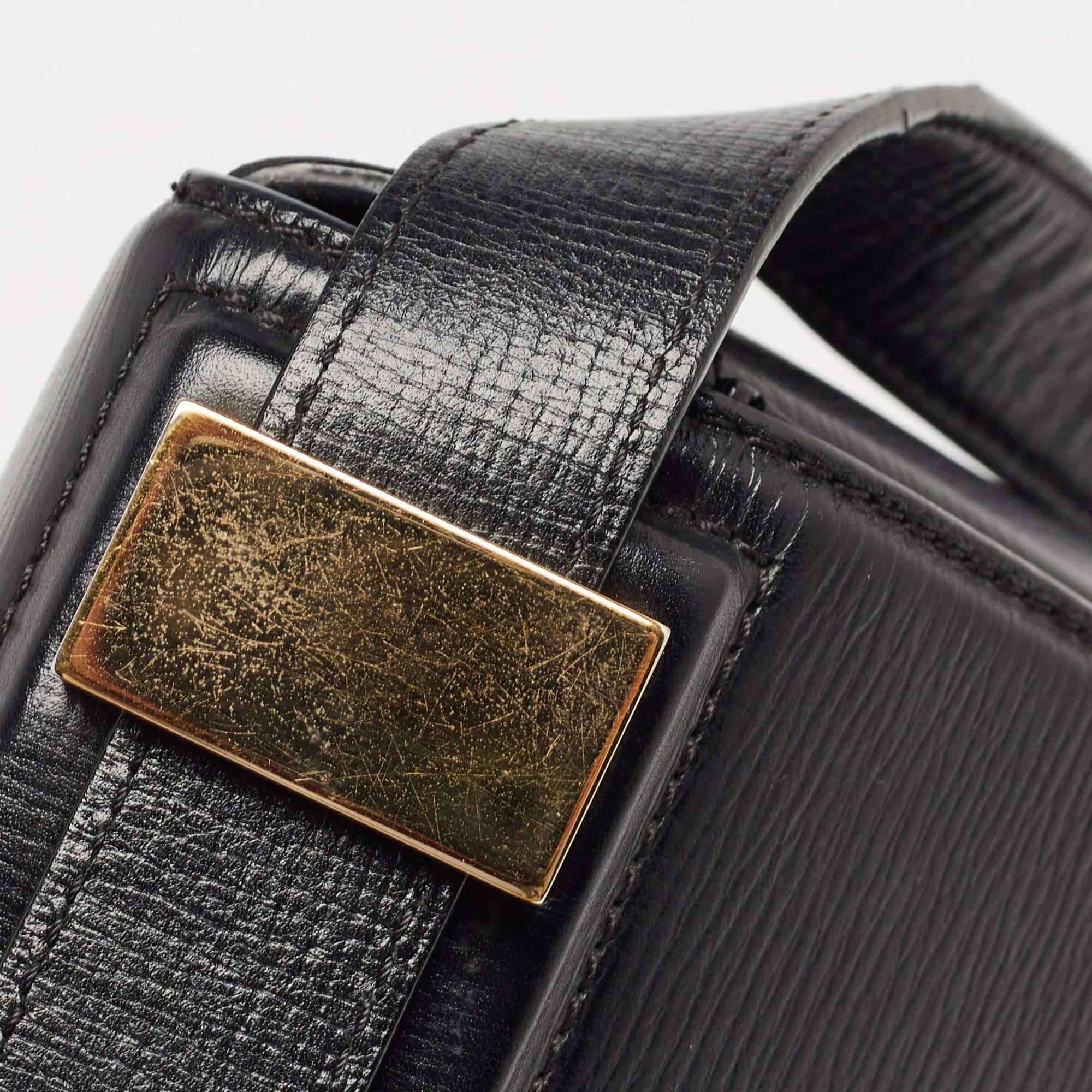 Givenchy Black Leather Pandora Box Shoulder Bag 11