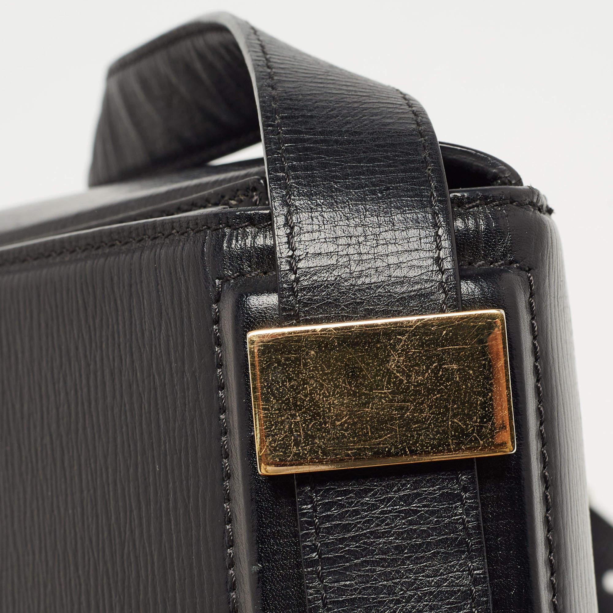 Givenchy Black Leather Pandora Box Shoulder Bag 12