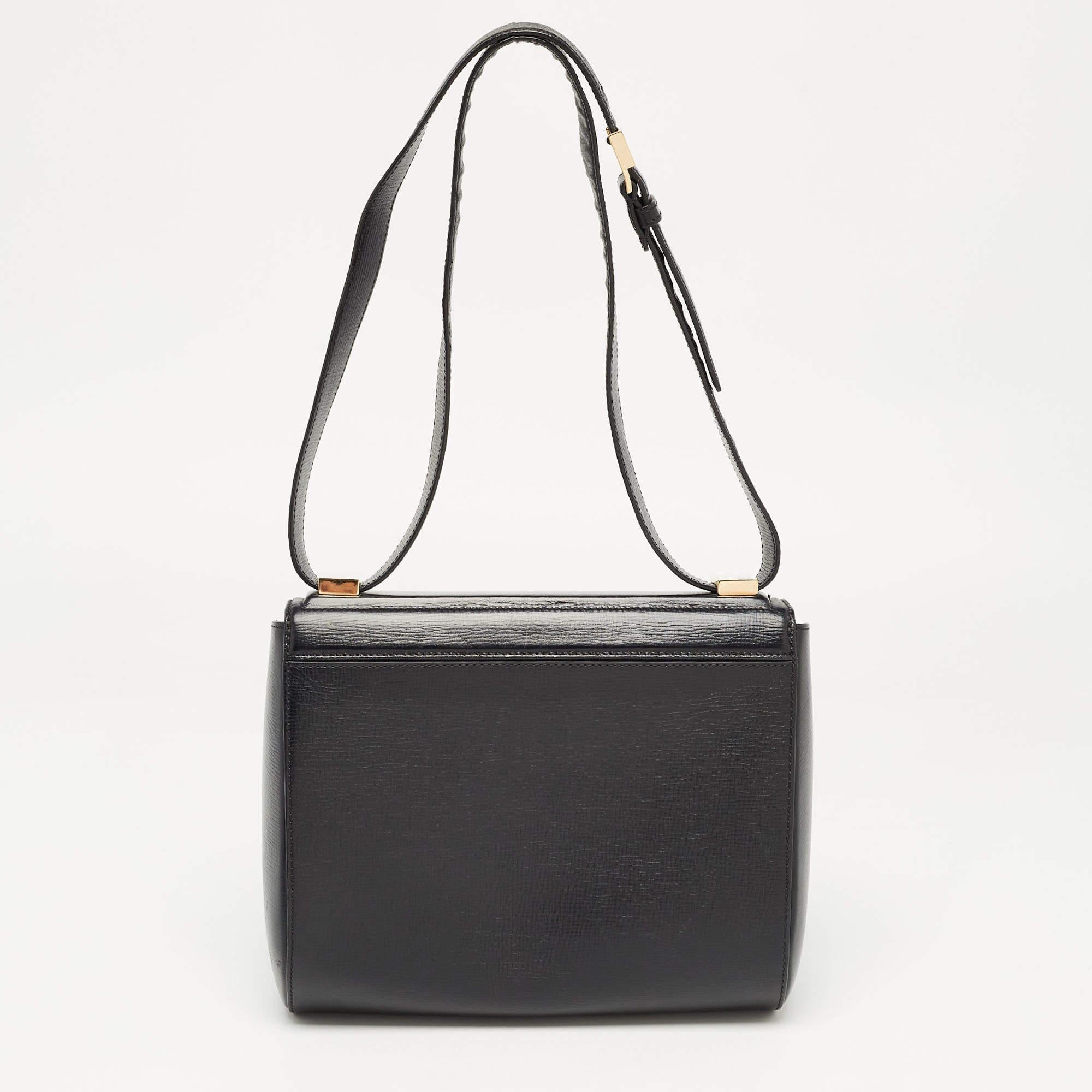Women's Givenchy Black Leather Pandora Box Shoulder Bag