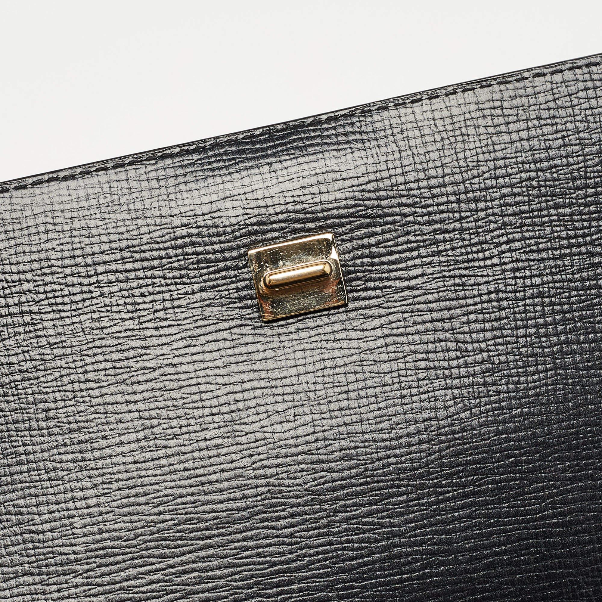 Givenchy Black Leather Pandora Box Shoulder Bag 1