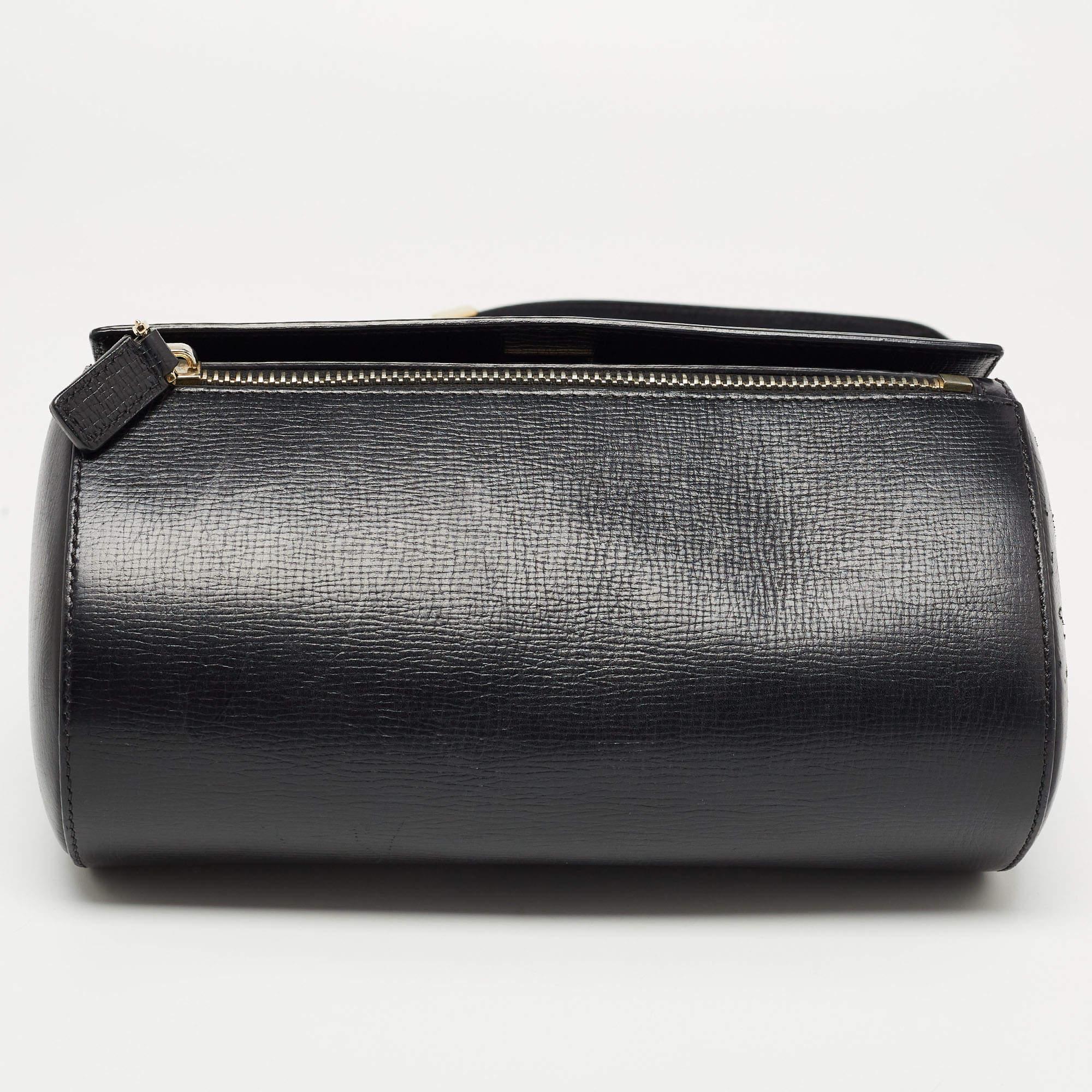 Givenchy Black Leather Pandora Box Shoulder Bag 3