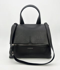 Givenchy Black Leather Pandora Pure Flap Bag