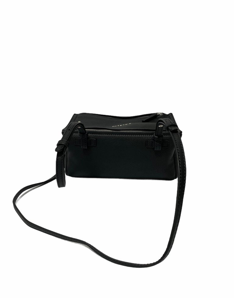 Givenchy Black Leather Pandora Shoulder Bag For Sale at 1stDibs