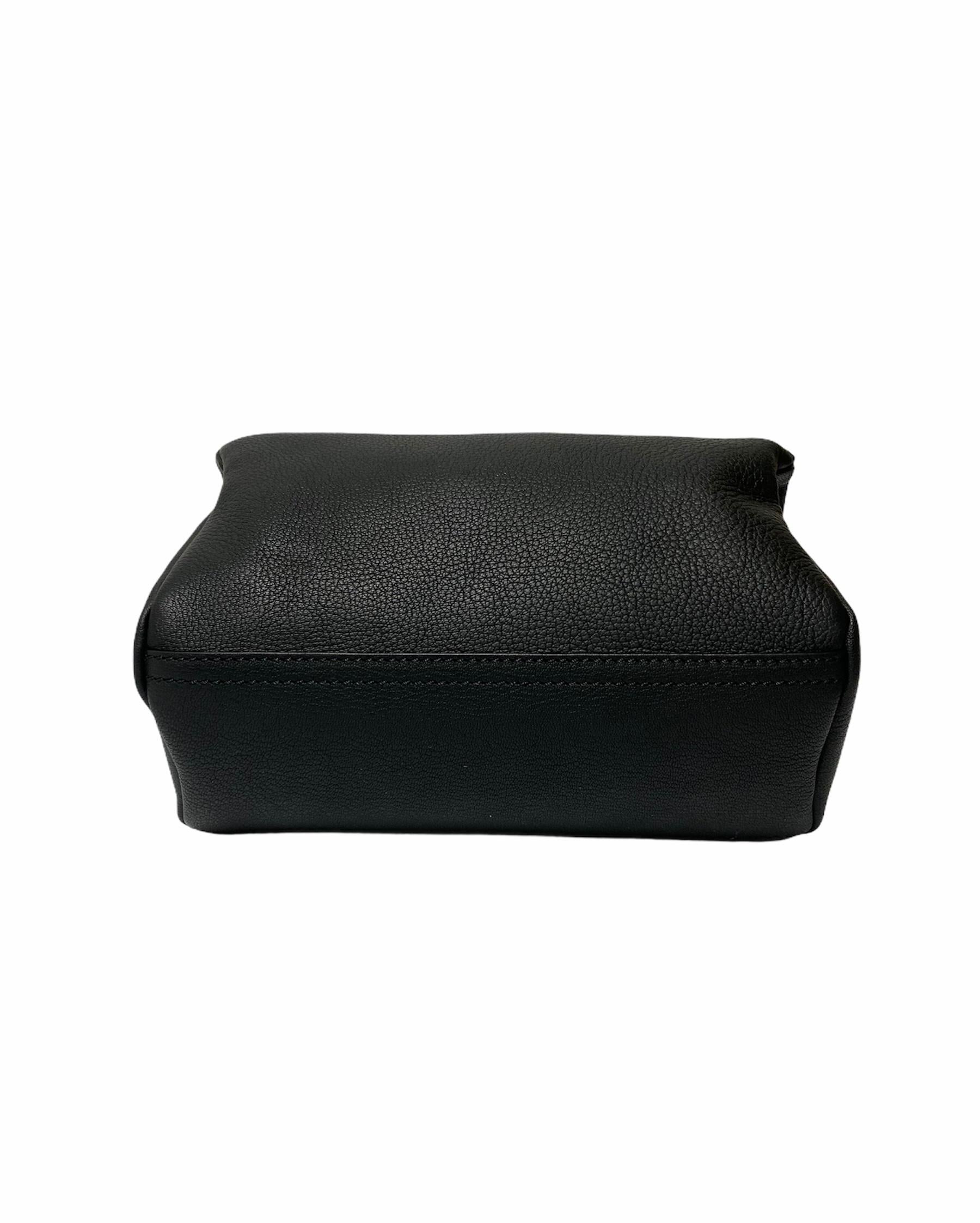 Givenchy Black Leather Pandora Shoulder Bag  2