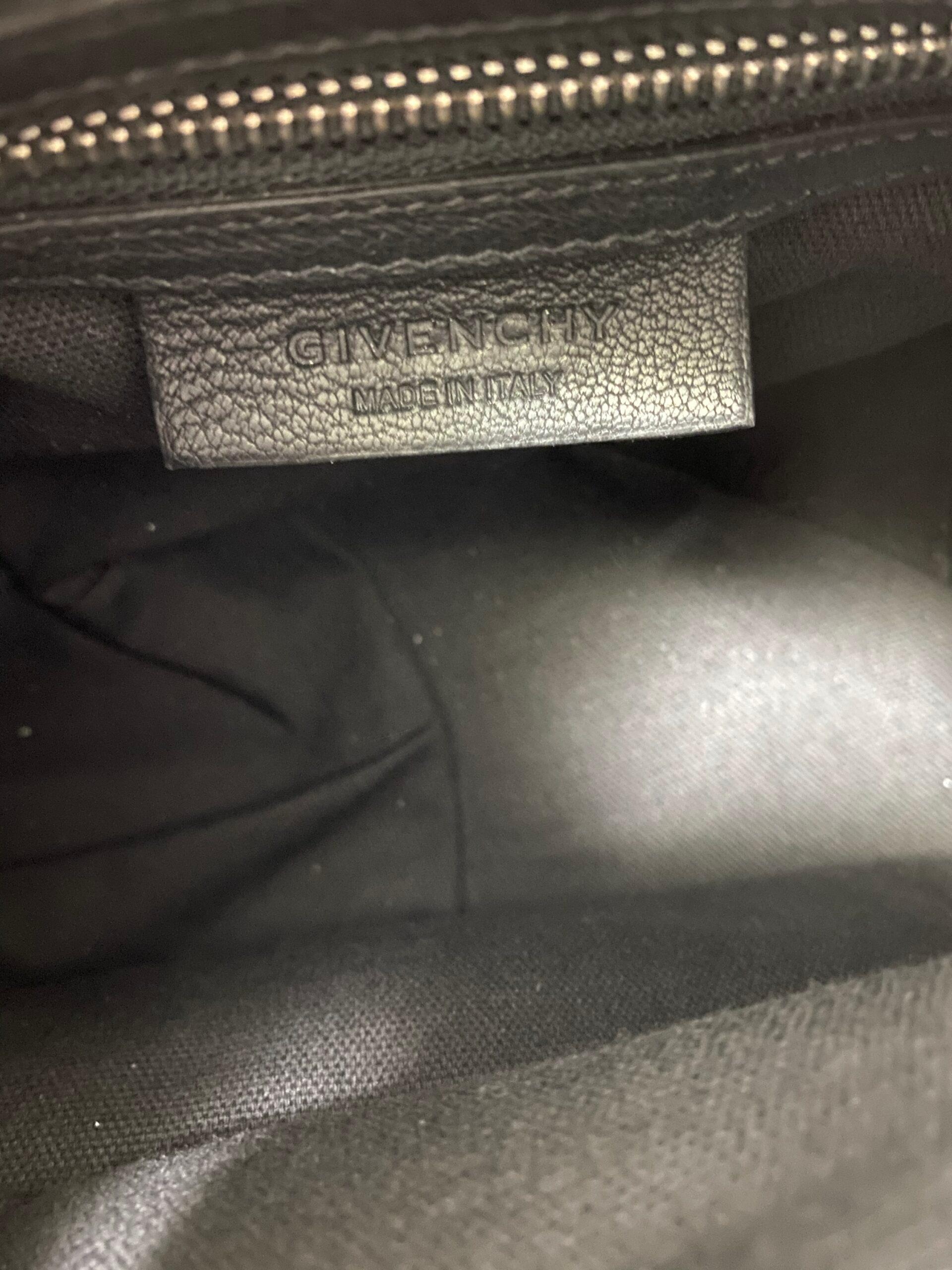 Givenchy Black Leather Pandora Shoulder Bag  3