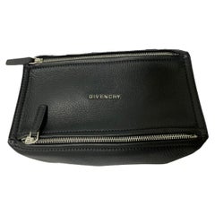 Used Givenchy Black Leather Pandora Shoulder Bag 