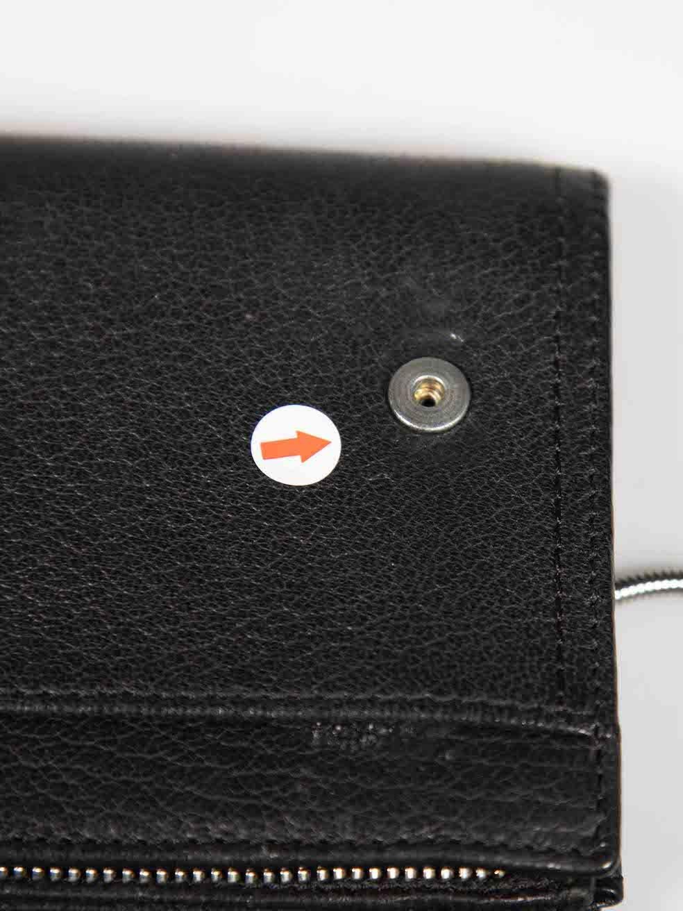 Givenchy Black Leather Pandora Wallet On Chain 2