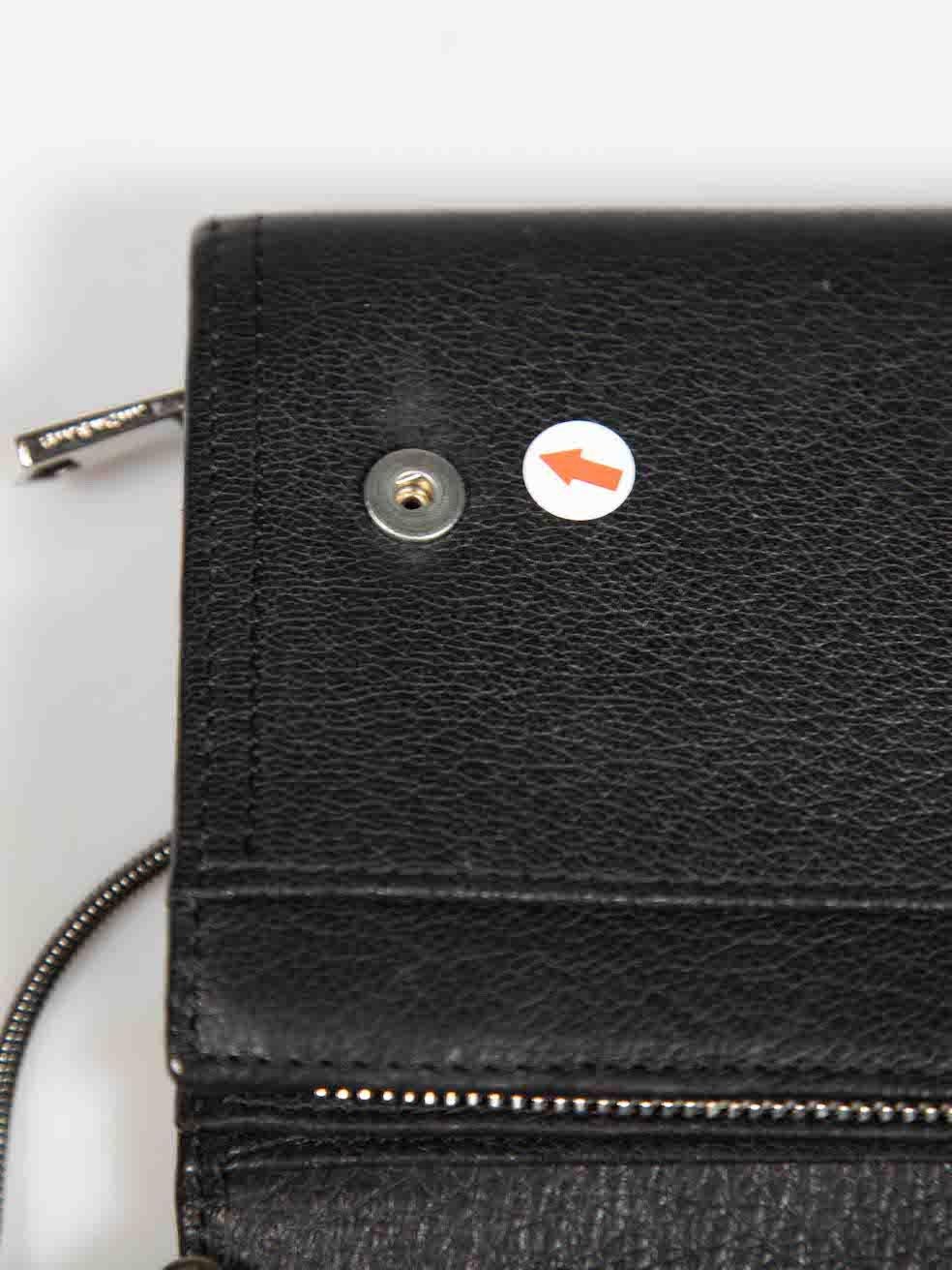 Givenchy Black Leather Pandora Wallet On Chain 3