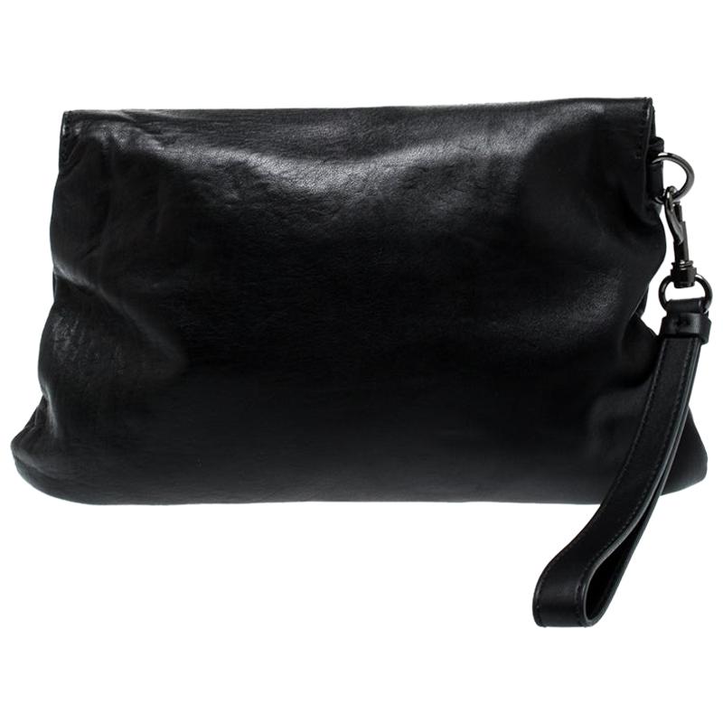 Givenchy Black Leather Pouch