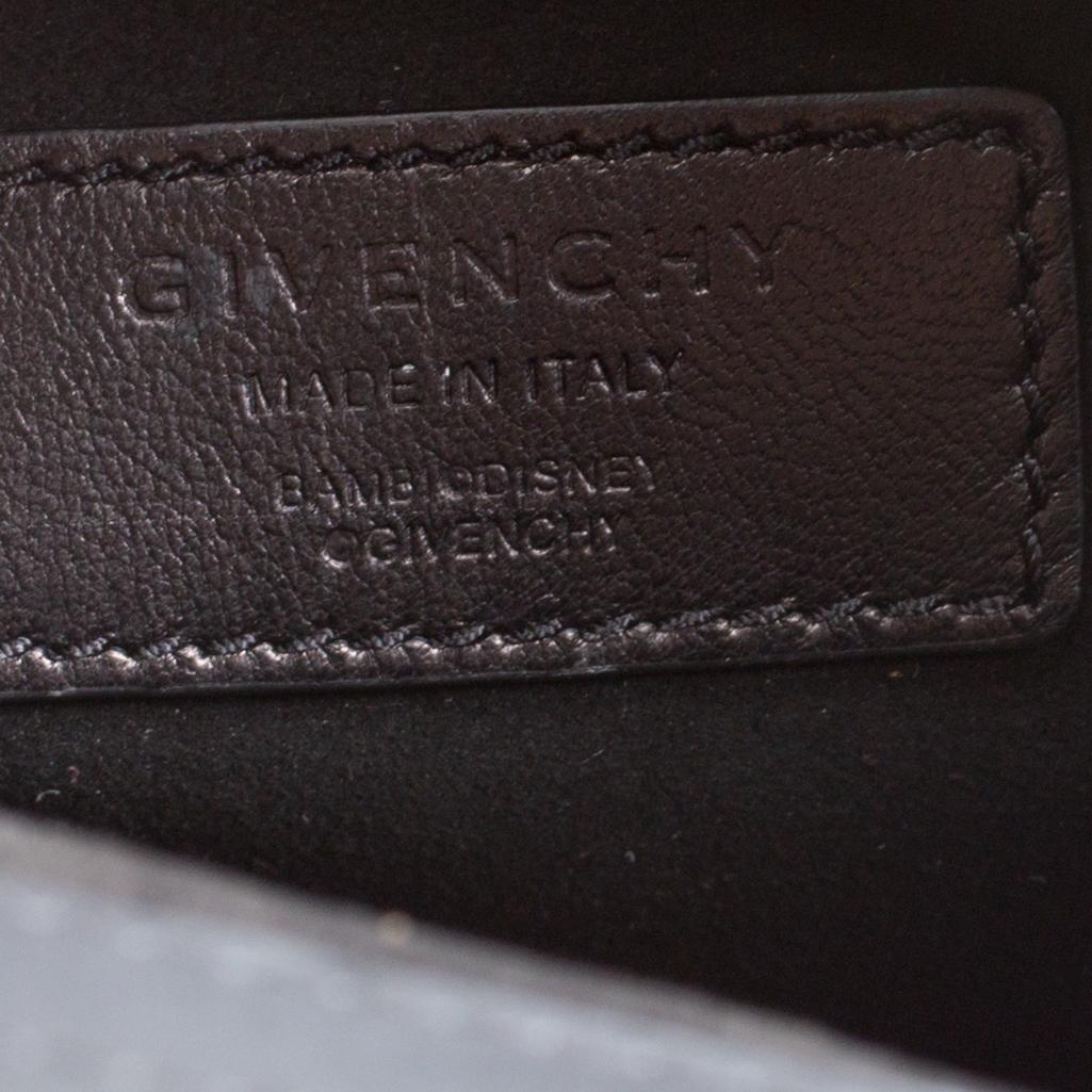 Givenchy Black Leather Rave Bambi Crossbody Bag 4