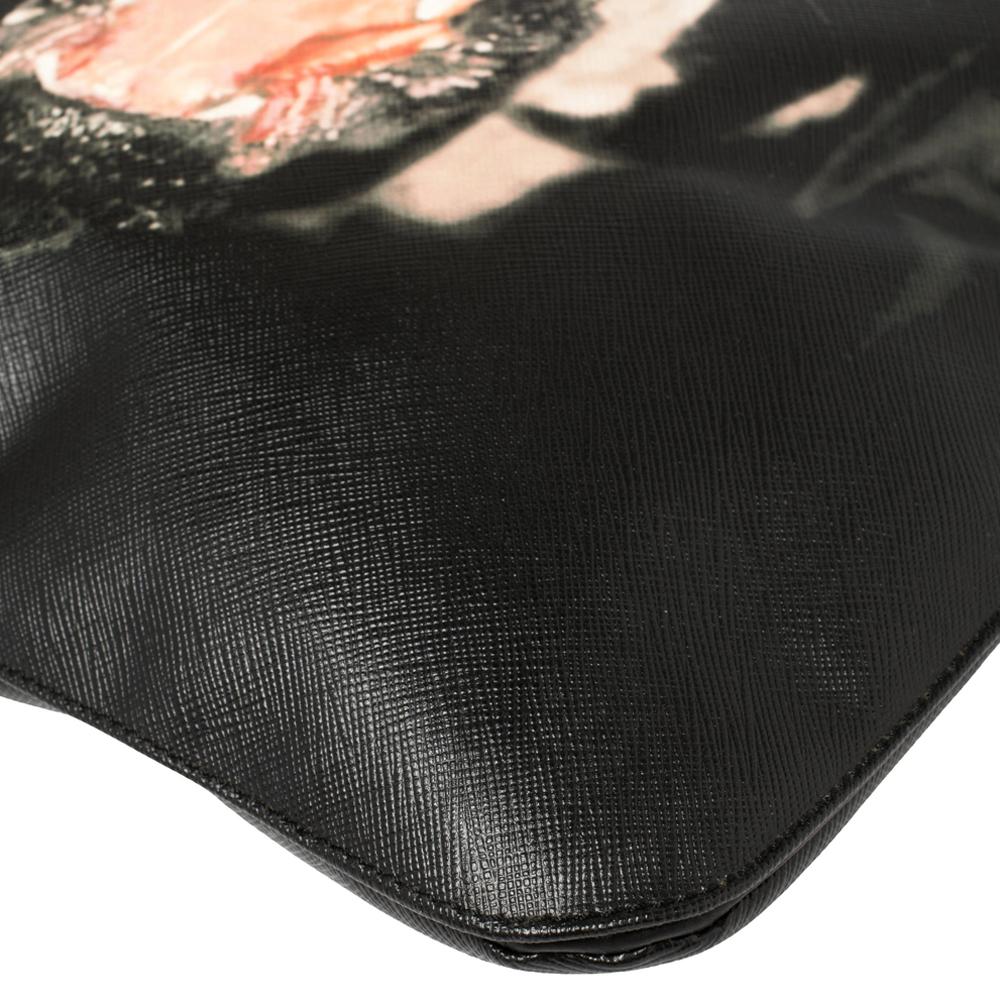 Givenchy Black Leather Rottweiler Chain Tote In Good Condition In Dubai, Al Qouz 2