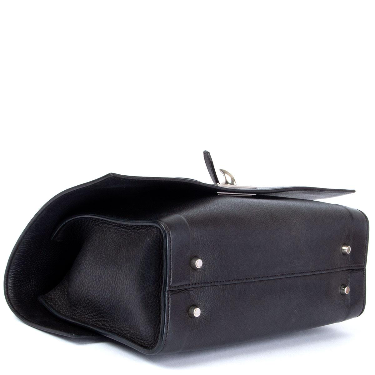 Black GIVENCHY black leather SHARK MINI Shoulder Bag