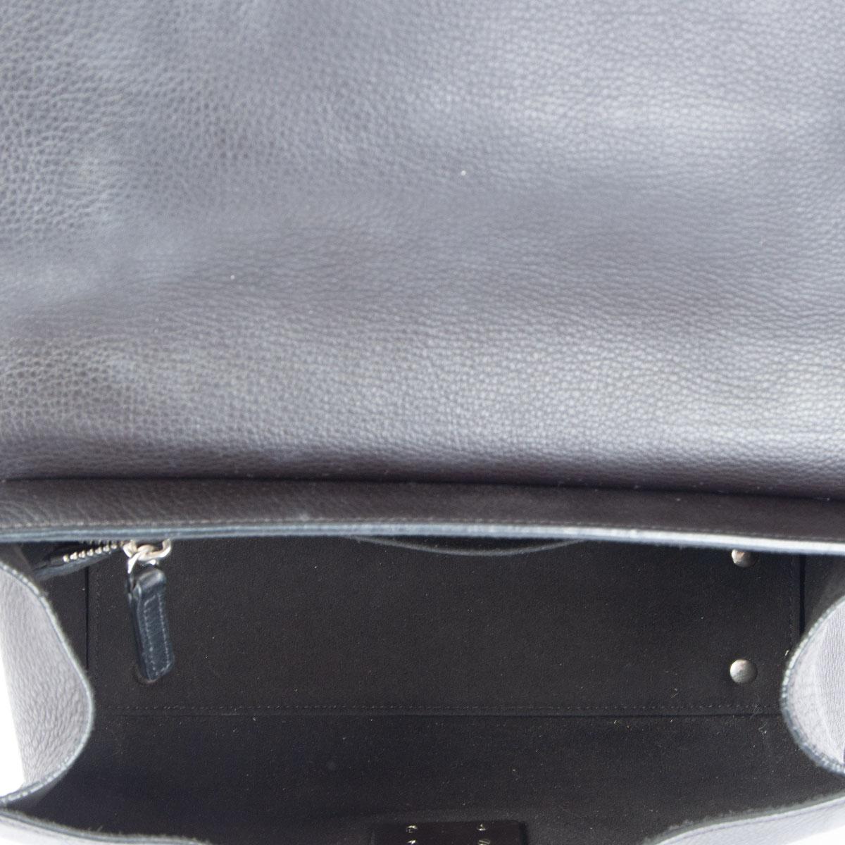 Women's GIVENCHY black leather SHARK MINI Shoulder Bag