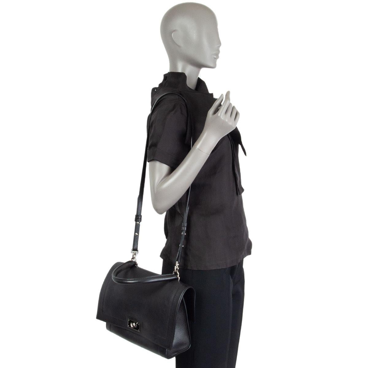 GIVENCHY black leather SHARK MINI Shoulder Bag 2