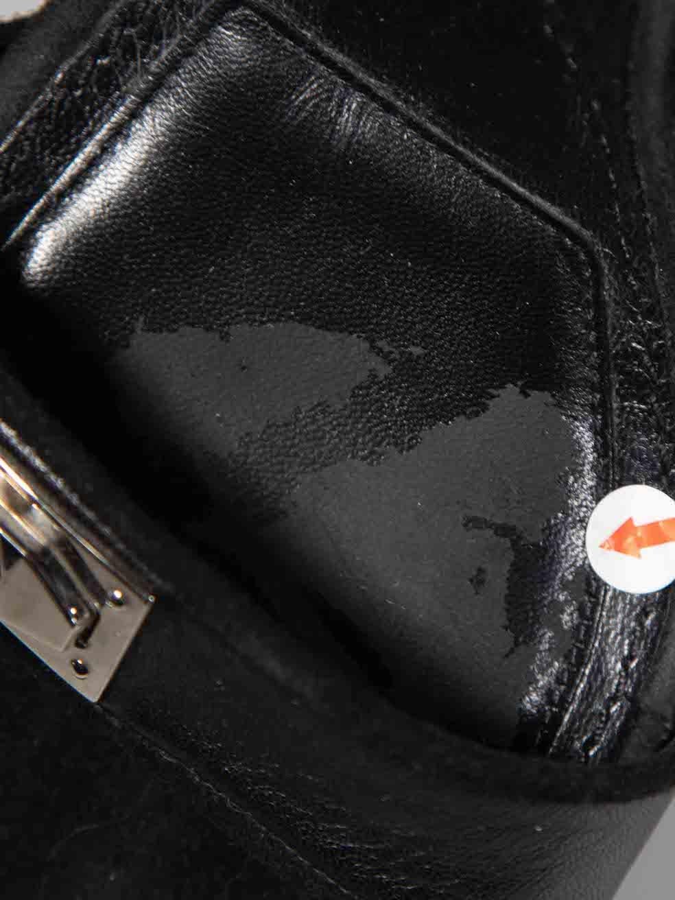 Givenchy, pelle nera, squalo, tacchi a spillo, taglia IT 39 in vendita 2