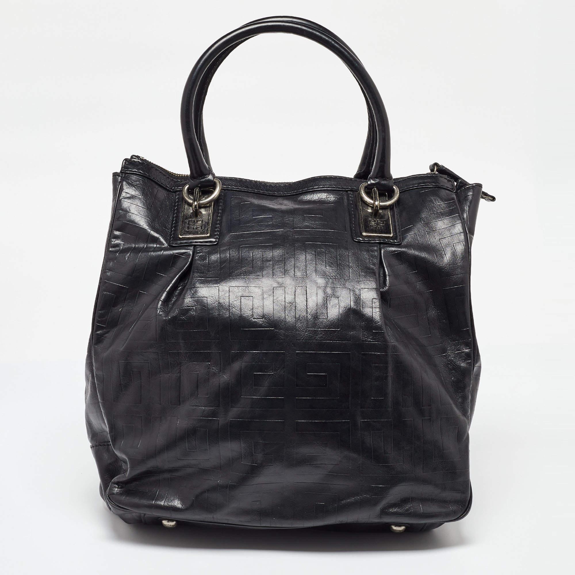 Women's Givenchy Black Leather Shopper Tote