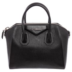 Givenchy Black Leather Small Antigona Satchel Bag